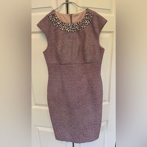 Eliza J Knee Sparkly Cocktail Dress